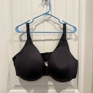 Cacique Back Smoother Lightly Lined Full Coverage Bra in Black